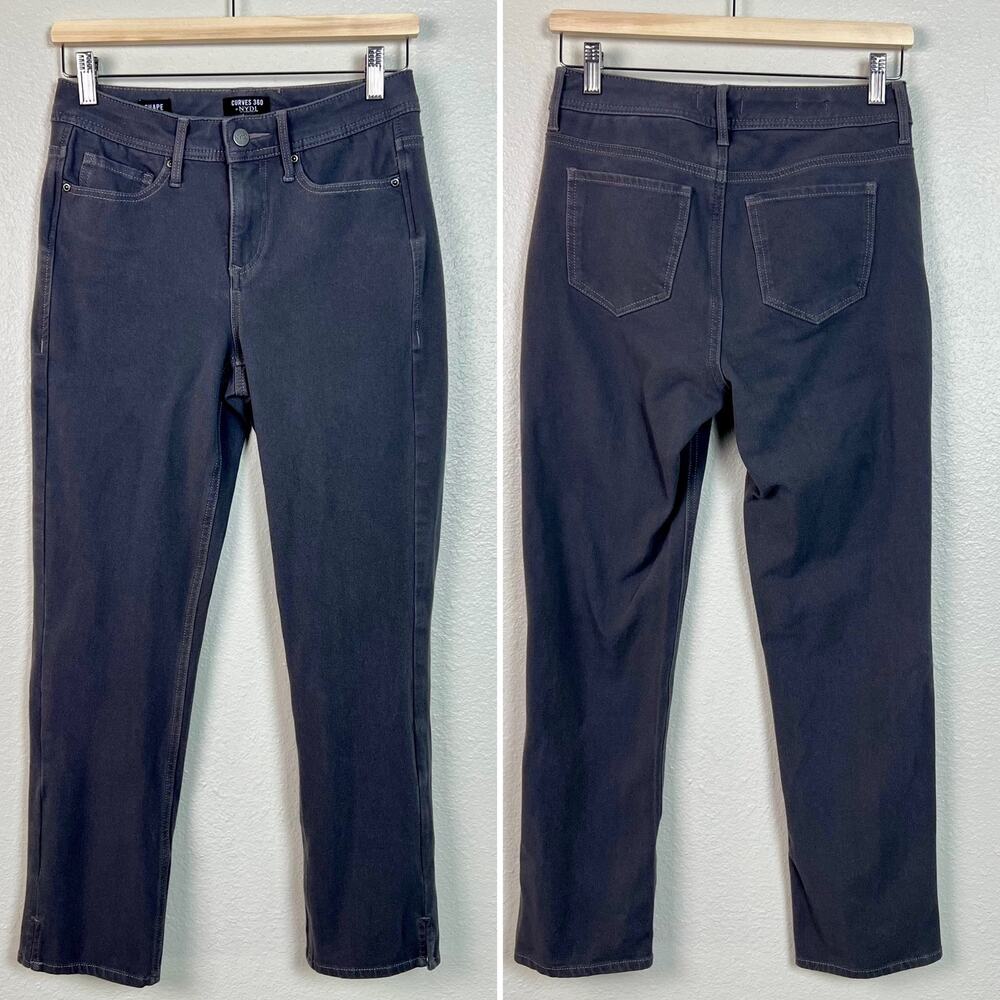 NYDJ Curves 360 Shape Slim-leg Ankle Jeans Size 4‎ in Vintage Pewter